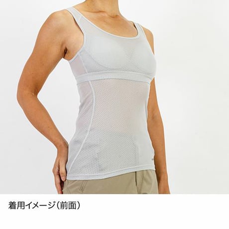 finetrack ファイントラック ドライレイヤーベーシックブラタンクトップ ペイルグレー FUW0424