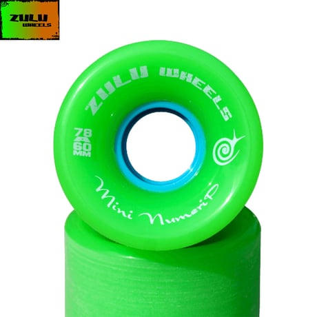 ZULU WHEELS MINI NUMERIP 78A 60mm GREEN