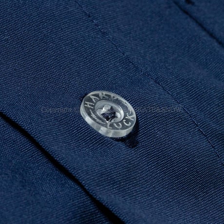 HARD LUCK ICON BUTTON UP S/S SHIRT NAVY