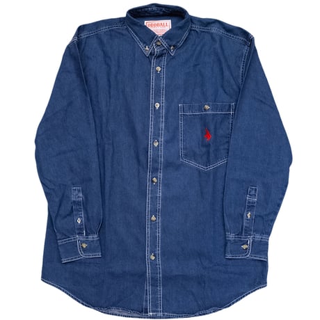 ODDBALL ORIGINAL BD DENIM L/S SHIRT indigo