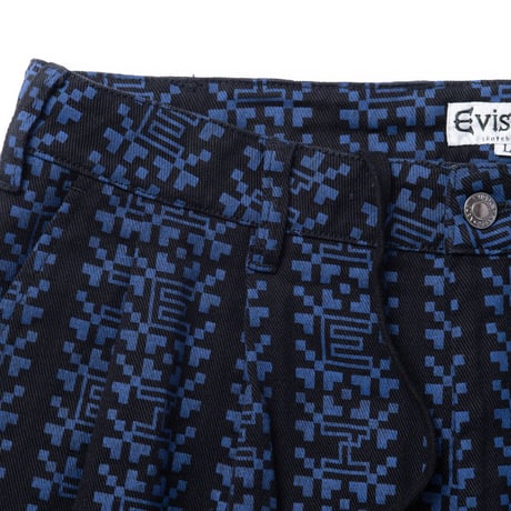 EVISEN SKATEBOARDS QR STRIPE DENIM PANTS
