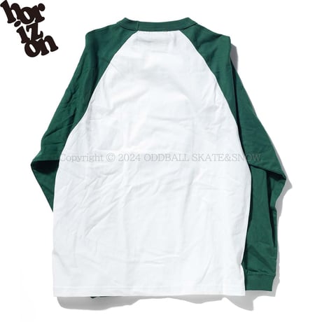horizon 2024 WARLOCK L/S TEE white/green