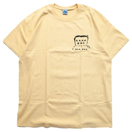 MAN WHO S/S TEE vegas gold
