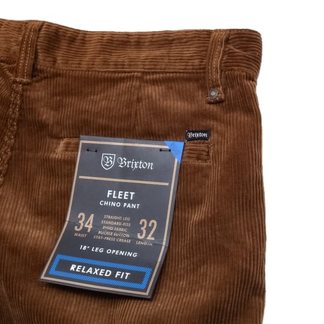 BRIXTON FLEET RIGID CHINO PANT sierra
