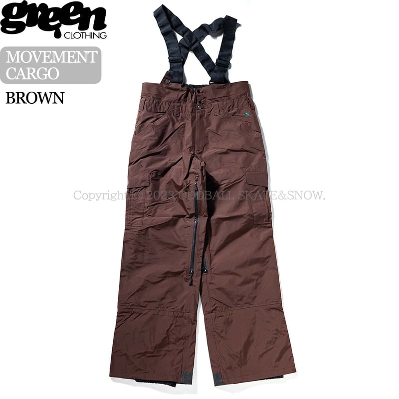 23-24 GREEN CLOTHING MOVEMENT CARGO Brown | ODD