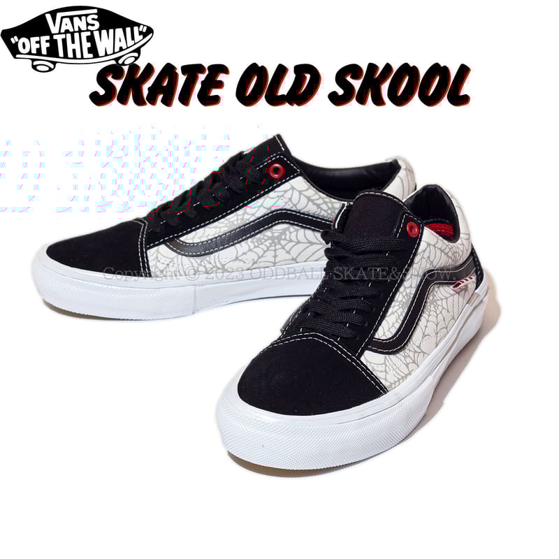 スケートボード Vans Old Skool Black Windon Spider Black VANS SKATE OLD SKOOL BLACK WIDOW SPIDER Black/W