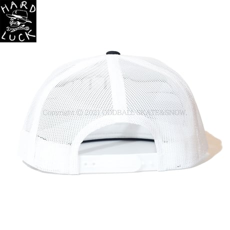 HARD LUCK POOL SERVICE TRUCKER HAT black/yellow