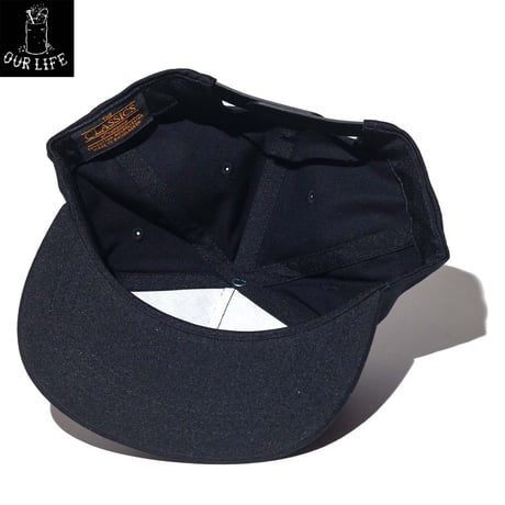 OURLIFE x IGNITION SKATE SHOP FIRED HAT BLACK