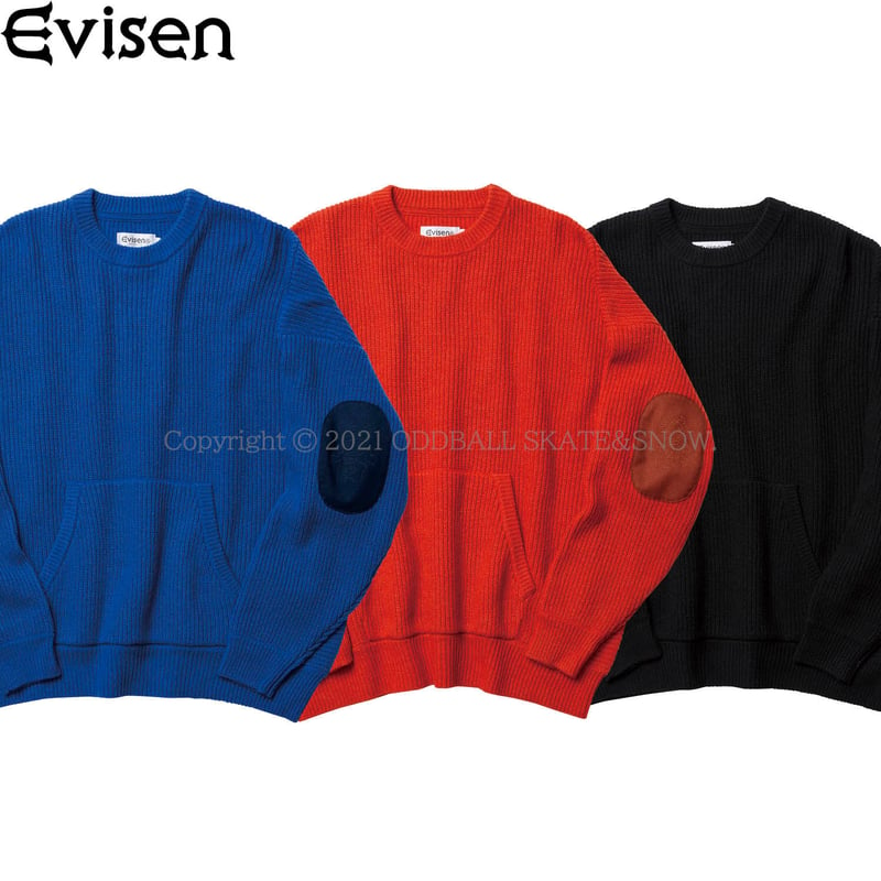 EVISEN LOW-GAUGE KNIT CREWNECK | ODDBALL SKATE&