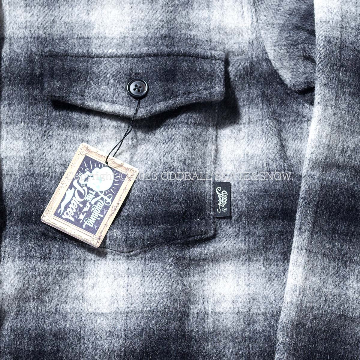 Green Clothing ウール混紡シャツ L GREEN CLOTHING グリーンクロージング】WOOL FLANNEL SHIRTS