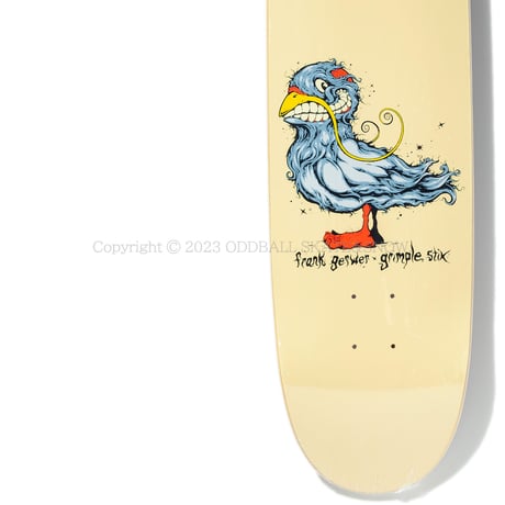 ANTI HERO SKATEBOARDS GERWER PIGEON VISION BY LOU BARBERIO 8.75
