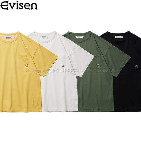 EVISEN SKATEBOARDS STRETCH FIBER T-SHIRT