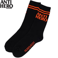 ANTI HERO BLACKHERO IF FOUND SOCK black/red