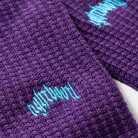 TIGHTBOOTH COLLEGE WAFFLE SOCKS TIGHTBOOTH x WHIMSY SOCKS