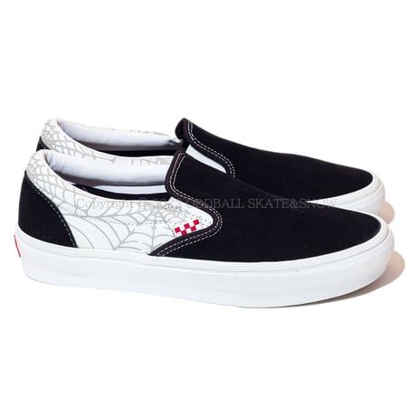 VANS SKATE SLIP-ON BLACK WIDOW SPIDER Black/White/Red VN0A5FCABWT