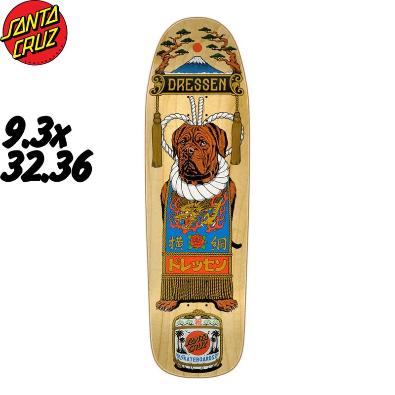 Santacruz Dressen Sumo Dog 9.3 | ODDBALL SKATE&
