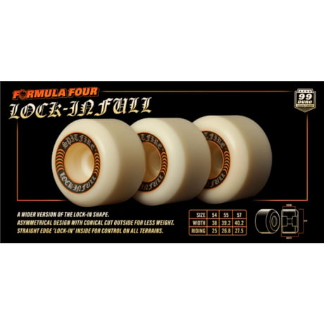 SPITFIRE WHEEL F4 LOCK IN FULL 99DU