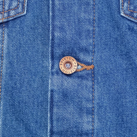 BRIXTON CABLE DENIM JACKET worm indigo
