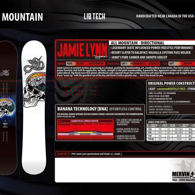 23-24 正規品 LIBTECH JAMIE LYNN | ODDBALL SKATE&SNOW 23-24 正規品 LIBTECH JAMIE LYNN | ODDBALL SKATE&SNOW