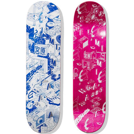 EVISEN SKATEBOARDS SEIMI MIYAHARA ISOWYETRIC DEEP CONCAVE