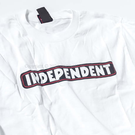 INDEPENDENT BAR LOGO S/S TEE white