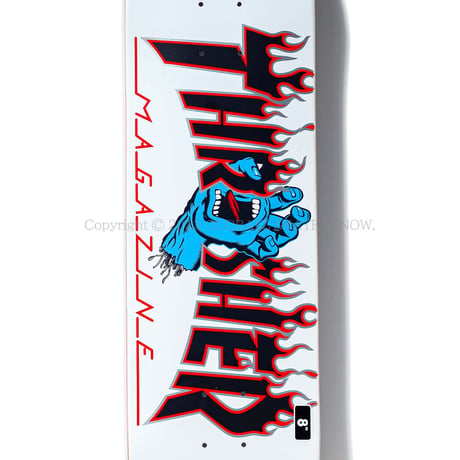 SANTACRUZ THRASHER SCREAMING FLAME LOGO 8.0