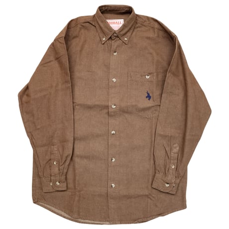 ODDBALL ORIGINAL BD DENIM L/S SHIRT brown