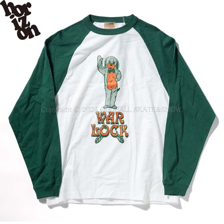 horizon 2024 WARLOCK L/S TEE white/green