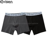 EVISEN SKATEBOARDS MODERN COTTON STRETCH BRIEFS 2 PACK