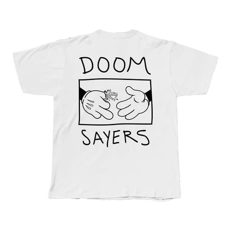 DOOM SAYERS Cartoon Bird S/S TEE WHITE