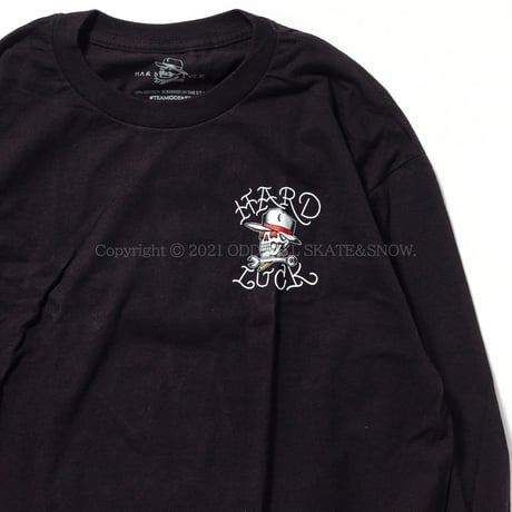 HARD LUCK FLASH LADY G L/S TEE black