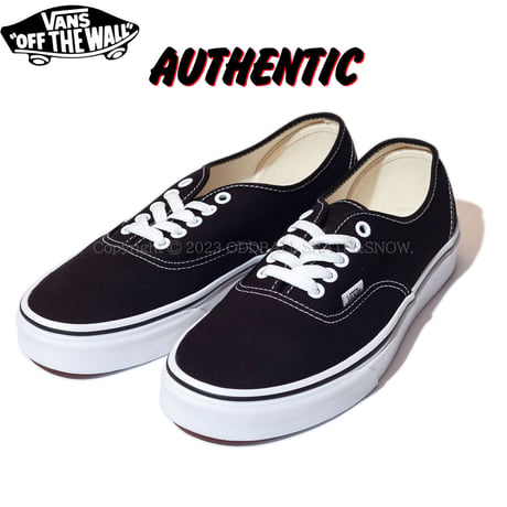 Vans Authentic Black/White VN000EE3BLK