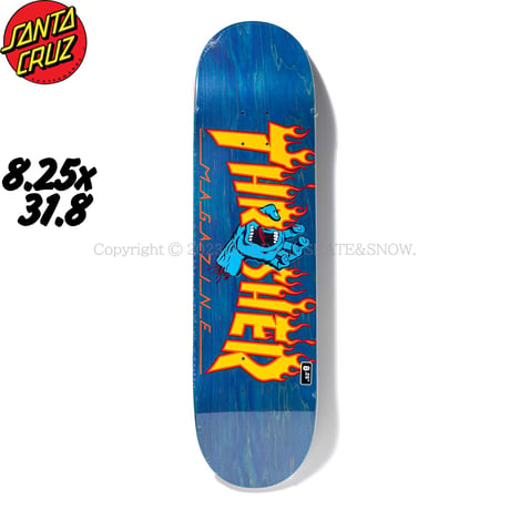 SANTACRUZ THRASHER SCREAMING FLAME LOGO 8.25