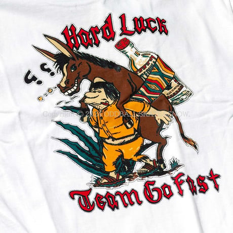 HARD LUCK TEQUILA S/S TEE white