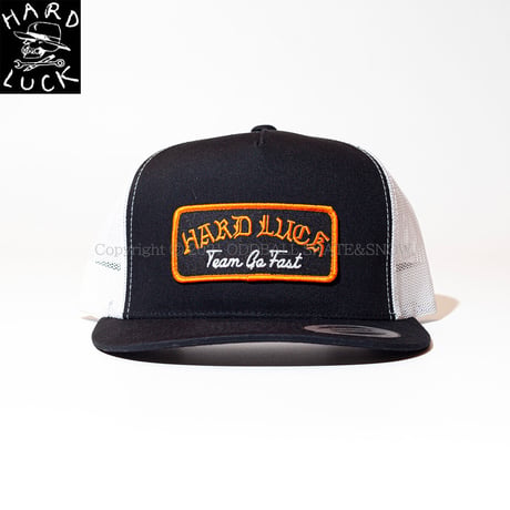 HARD LUCK POOL SERVICE TRUCKER HAT black