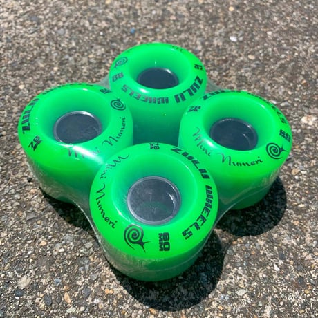ZULU WHEELS MINI NUMERI 78A 60mm GREEN