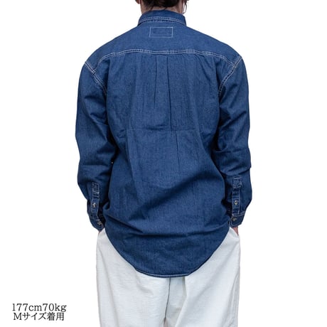 ODDBALL ORIGINAL BD DENIM L/S SHIRT indigo