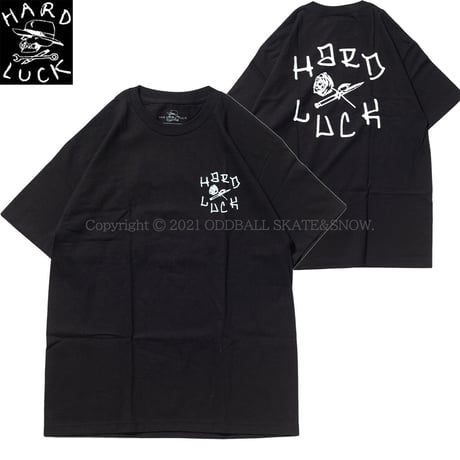HARD LUCK Rose & Dagger S/S TEE black