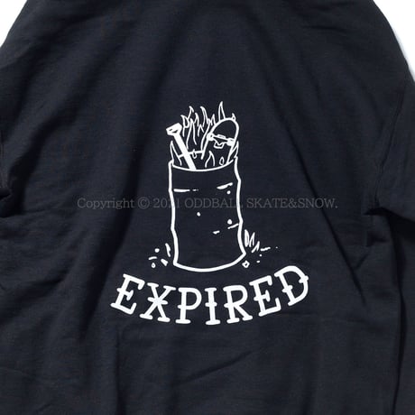 OUR LIFE BURNT HOODIE black
