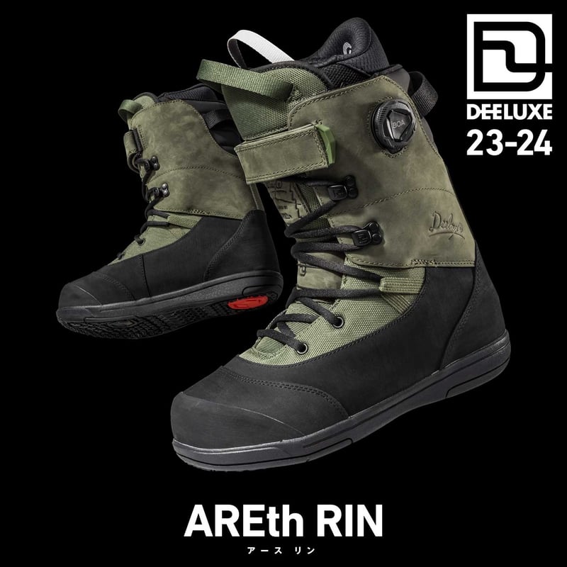 スノーボード 23-24 DEELUX ARETH RIN DARK GREEN 24.5 23-24 AREth × DEELUXE RIN Dark Green Stage3 | O