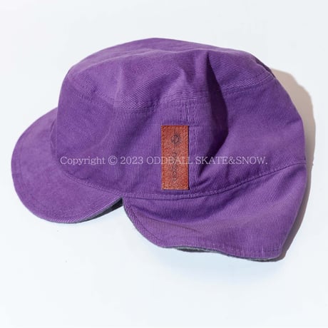 horizon 2023 THE SPRING CAP ショートフラップ バイオレット/ダークグレー リバーシブル