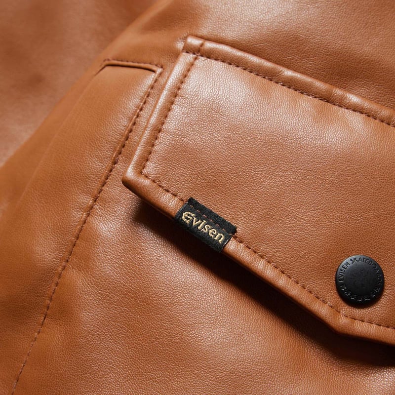 ジャケット・アウター EVISEN 2-WAY COLLAR LEATHER DOWN JACKET EVISEN 2-WAY COLLAR LEATHER DOWN JACKET | ODDBA