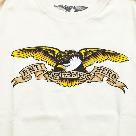 ANTI HERO EAGLE S/S TEE cream