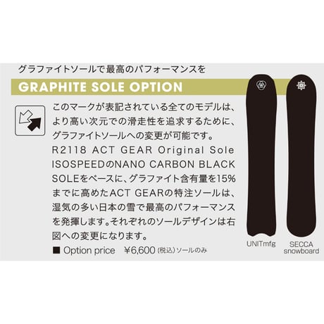 24-25 SECCA SNOWBOARD FANTASTIC GRAPHITE SOLE