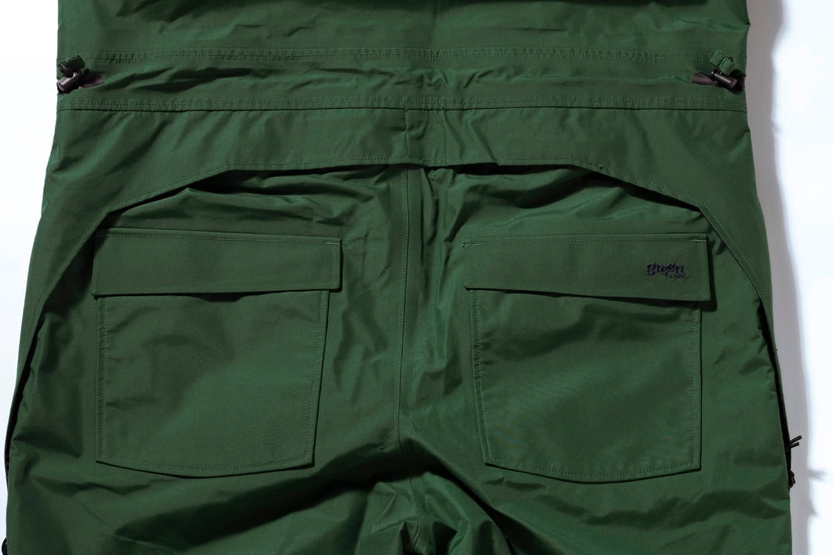 23-24 GREEN CLOTHING Bib Pants Dull Green | ODD