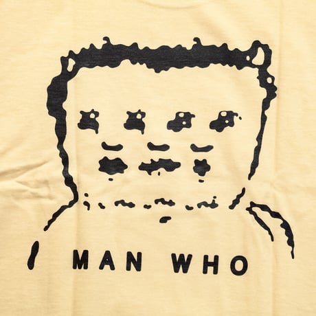 MAN WHO S/S TEE vegas gold
