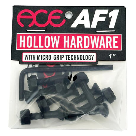 ACE TRUCKS AF1 HOLLOW Bolts w/ Grippers Allen