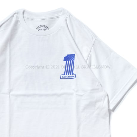 CYCLE ZOMBIES FACTORY Standard S/S TEE white