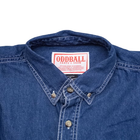 ODDBALL ORIGINAL BD DENIM L/S SHIRT indigo