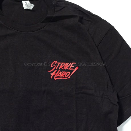 SLAPPY HOUR STRIKE HARD S/S TEE BLACK